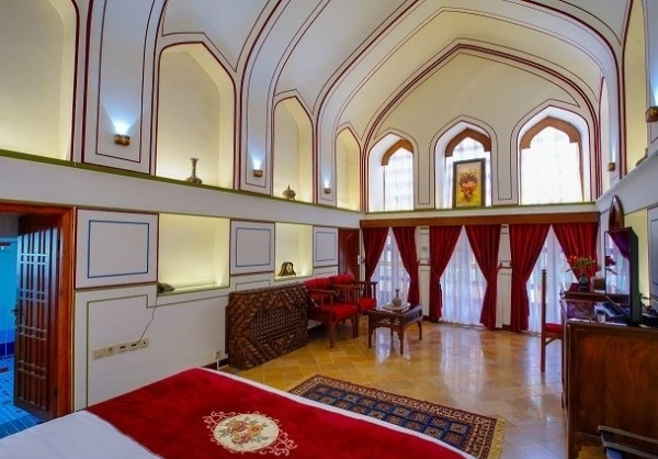 فضای اتاق ها اقامتگاه سنتی میناس اصفهان
